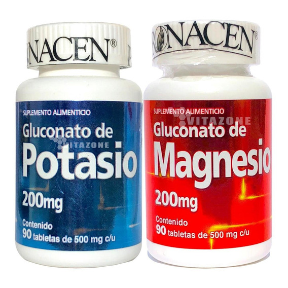 Potasio Y Magnesio 180 Tabletas Pronacen