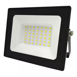 Kit 3 Refletor Led 50w Slim Prova D'agua Ip65 Holofote Sylv