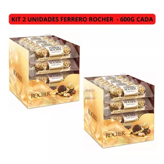 Kit Com 2 Caixas Chocolate Ferrero Rocher - Original