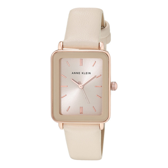 Reloj Anne Klein Ak/3702 Para Mujer, Cristal Mineral, Piel