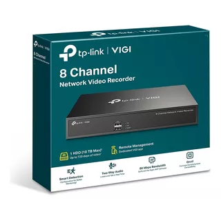 Nvr Tp Link Puerto Poe 8 Canales Nvr1008h-8mp Vigi