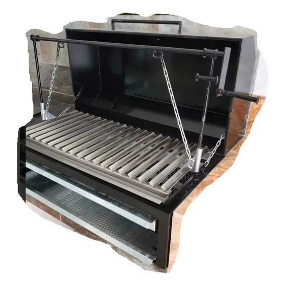 Asador Para Carbón C/tapa