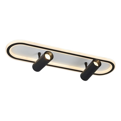 Aplique Moderno Duero Ii 19203/2 600x150x130mm 62w Negro Led