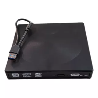 Gravador De Dvd Cd Externo Usb Slim Ultra Portatil Usb 3.0