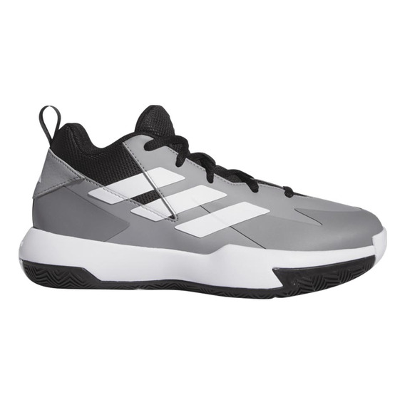 Tenis Basketball adidas Cross Em Up Sel J Wide Gris Junior