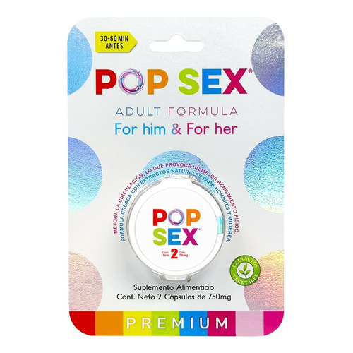 Pop Sex Para El Y Ella 2 Capsulas Blinlab 