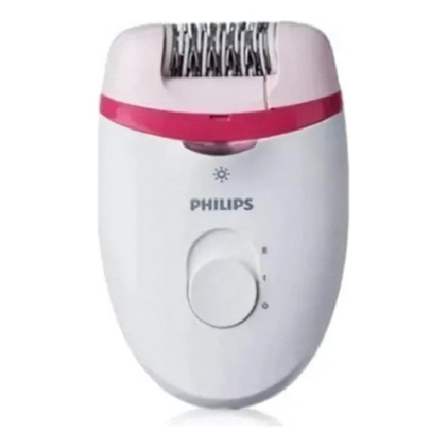Depiladora Philips Bre255 Uso Con Cable + Accesorios Color Blanco