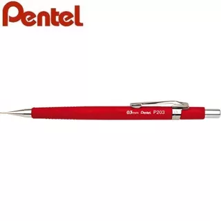 Lapiseira Pentel Sharp 200 0,3mm Original Vermelho Vivo