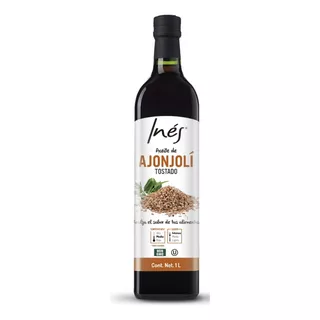 Aceite De Ajonjolí Tostado 1 Lt Inés, Sin Gluten