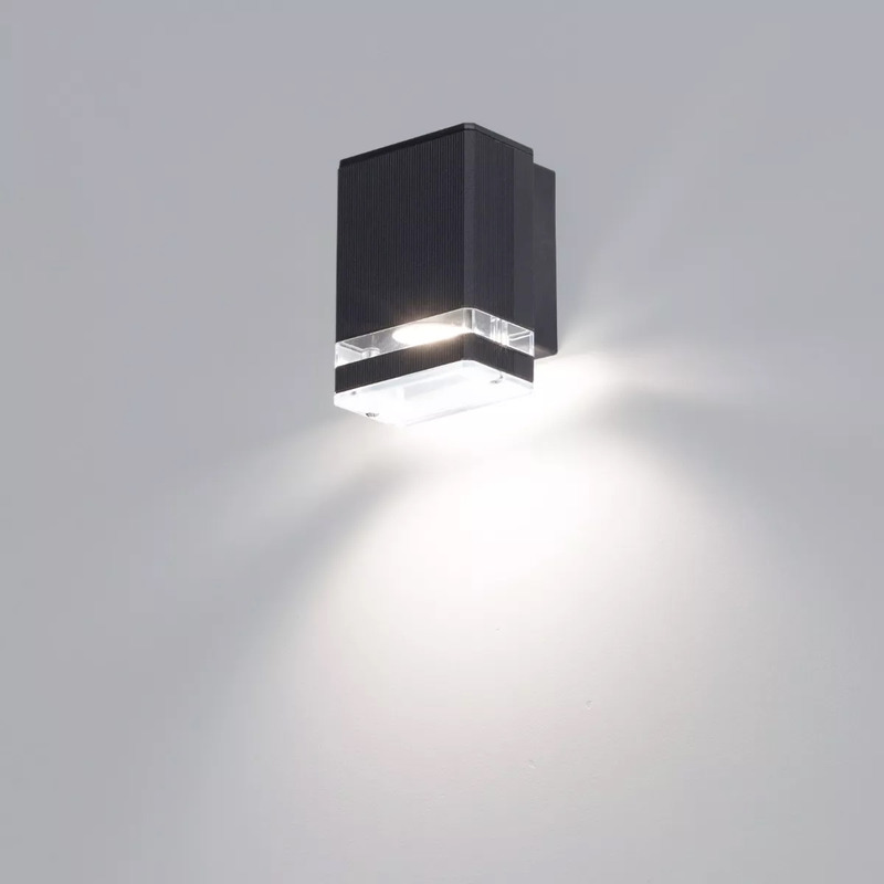 LUZ DESING, Aplique Unidireccional Con Led Gu10 Iluminacion Exterior