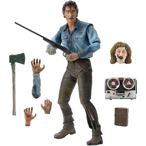 Ash Evil Dead 2 Neca Sus Accesorios