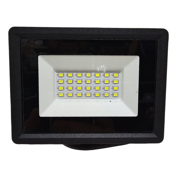 Proyector Led 20w Exterior Interelec Color de la carcasa Negro Color de la luz Blanco frío