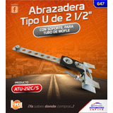 Abrazadera Tipo U De 2 1/2  Con Soporte, Para Tubo De Mofle