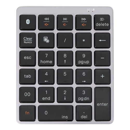 Pad Numerico Bluetooth N960pro | Tipo C | 28 Teclas | Formal Color del teclado Negro