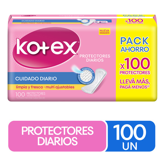 Protector Diario Kotex 100 Un