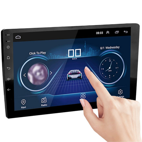 Radio Pantalla Touch Con Gps Mirror Link Radio Auto 10 Pulgadas Adkar