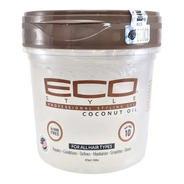 Eco Styler Con Aceite De Coco 8oz - Gel Peinado Sin Alcohol 