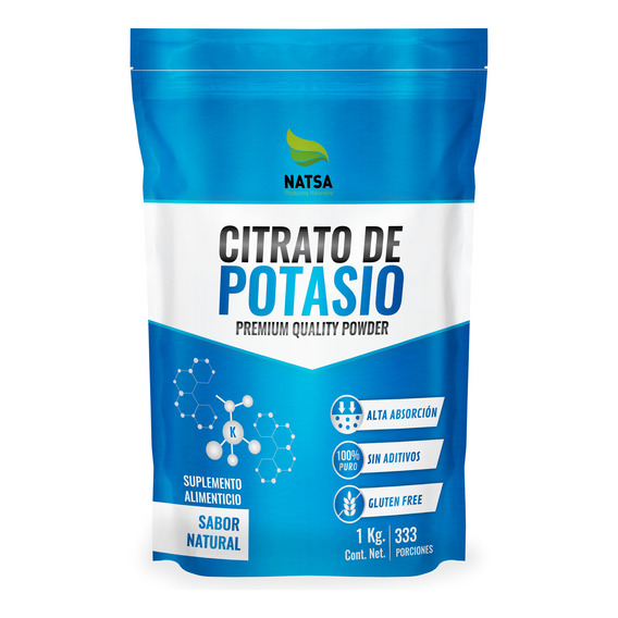 Citrato De Potasio, Grado Alimenticio 1 Kg, Envio Gratis!