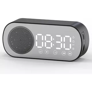 Despertador Digital Reloj Corneta Altavoz Bluetooth