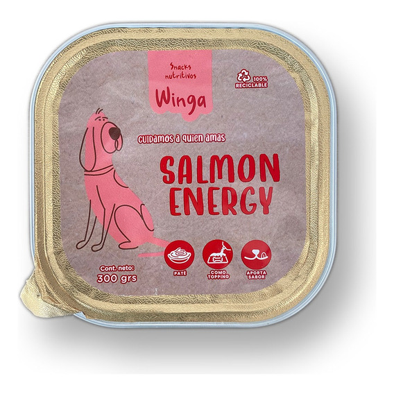 Paté Salmon Energy 300 Grs (perros) - Winga