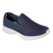 Zapato Skechers Gowalk 4 - Contain Azul Marino / Gris Hombre