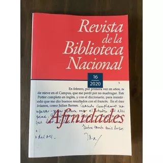Libro Revista De La Biblioteca Nacional 15 Y 16 - 2020 