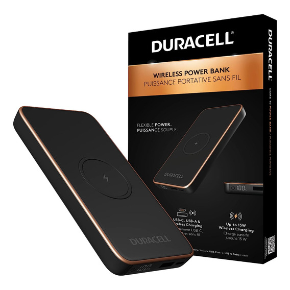 Duracell Wireless Powerbank Core 10 10,000 Mah 