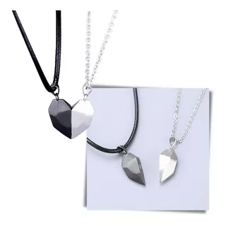 Par De Collares Magneticos Corazon Para Regalo Especial Mm®