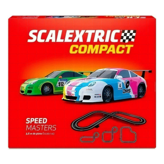 Autopista Eléctrica Scalextric Speed Master Escala 1:43 Personaje Multicolor