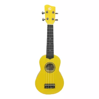 Ukelele Soprano Grape Con Funda Color Amarillo