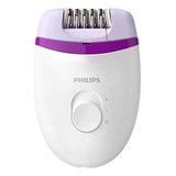 Depiladora Philips Satinelle Essential Bre225/00 Compacta Color Violeta