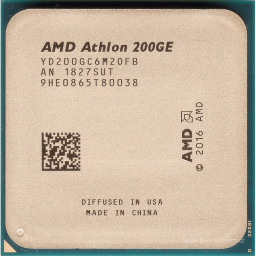 Processador AMD Athlon 200GE YD200GC6FBBOX  de 2 núcleos e  3.2GHz de frequência com gráfica integrada