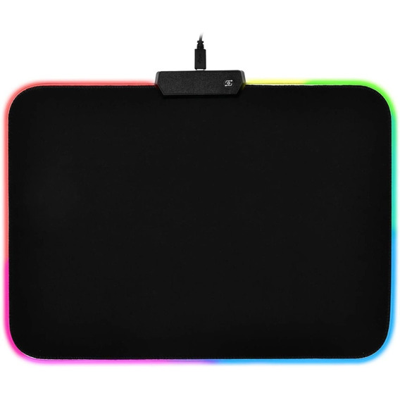 Tapete Pad Mouse Gamer Rgb Almohadilla Largo 35x24 Cm L