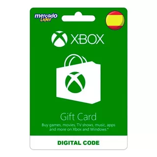 Tarjeta Xbox Live Gift Card Europa Microsoft Promoción   