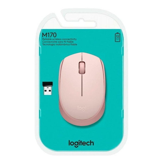 Mouse Logitech M170 Wireless Rosa