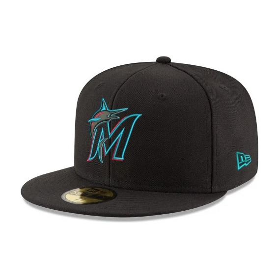 Gorra New Era Marlins De Miami 59fifty Cerrada