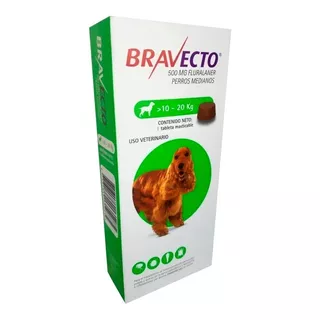 Bravecto 500 Mg - De 10 A 20 Kg