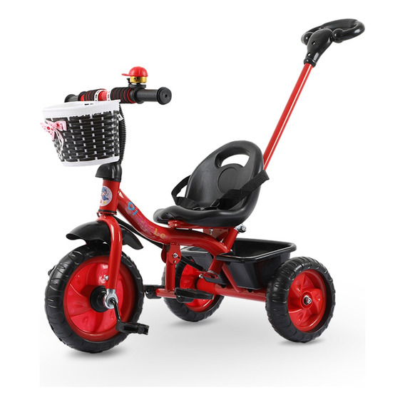 Triciclo Infantil Genérico Multifuncional + Cajuela Y Pedal