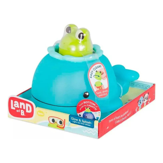 Juego De Baño Ballena Luminosa C/sensor Temp. Aqua Lb1712z