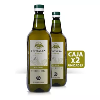 Aceite De Oliva Virgen Extra Fontalba Blend X2 Botellas X 1l