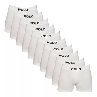 Kit 6 Cuecas Boxer Polo 100% Algodão Box Atacado Masculinas