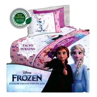 Juego De Sábanas Disney Frozen Individual Providencia Color Frozen Nature