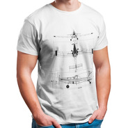 Camiseta Airtractor Blueprint Masculina