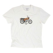 Camiseta Graphic Masculina Vintage Cg 125 Honda Moto Oficial