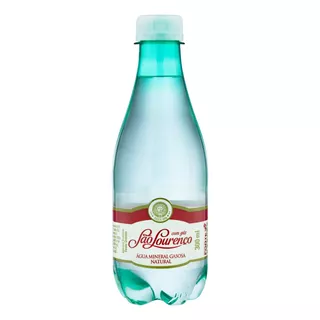 Água Mineral São Lourenço  Com Gás   Garrafa  300 Ml  