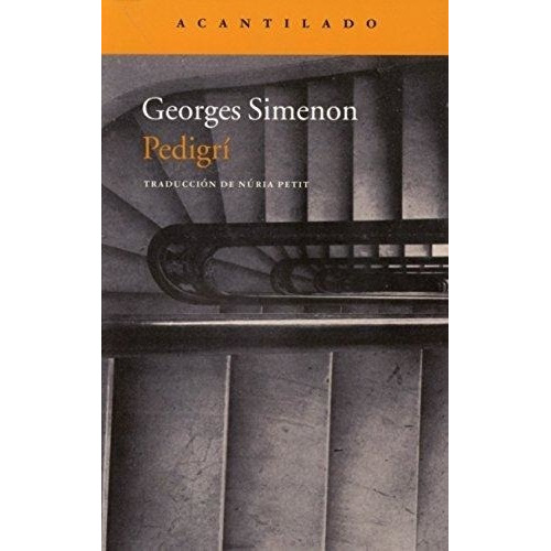 Pedigri - Georges Simenon
