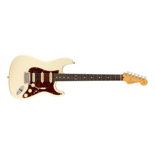 Guitarra eléctrica Fender American Professional II Stratocaster HSS de aliso olympic white brillante con diapasón de palo de rosa