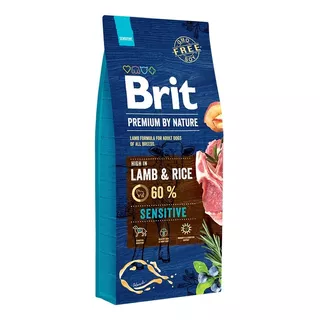 Brit Premium Sensitive Cordero Y Arroz  15 Kg