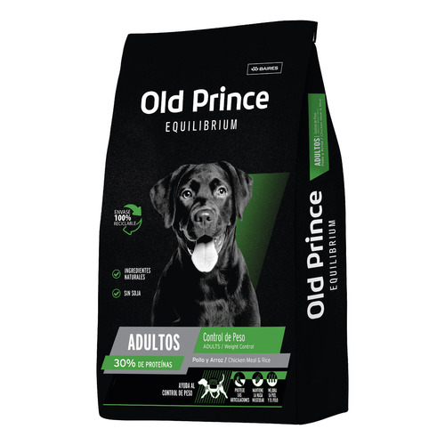 Alimento Old Prince Special Recipe Weight Control para perro adulto todos los tamaños sabor mix en bolsa de 15 kg