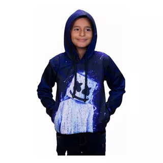 Buzo Niño Sublimado 3d Unisex Marshmello  Ref. 306